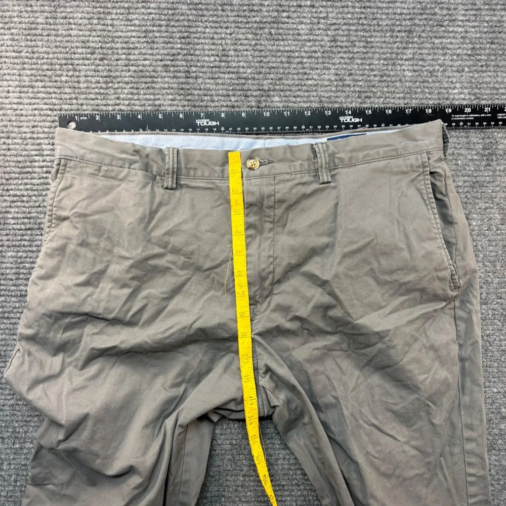 Polo Ralph Lauren Mens Stretch Straight Fit Chino Pants Gray Brown 38x32